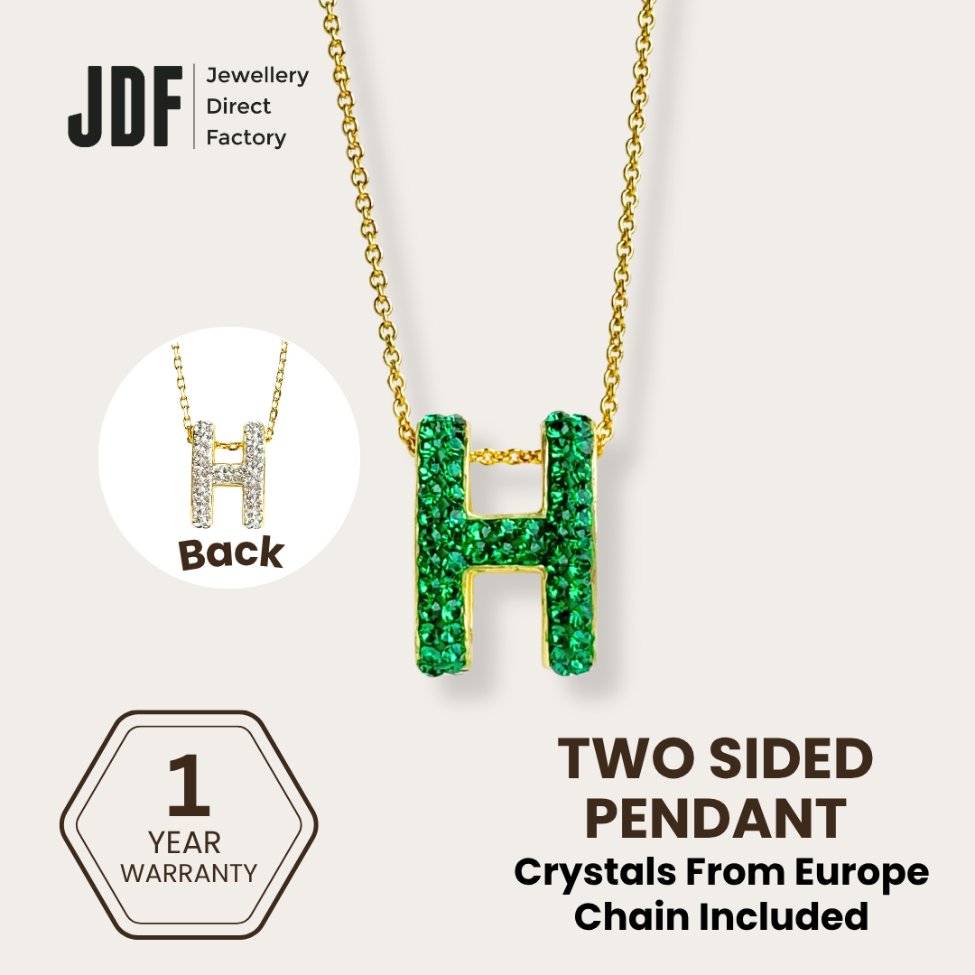 Big Pop H Pendant with Crystal From Europe