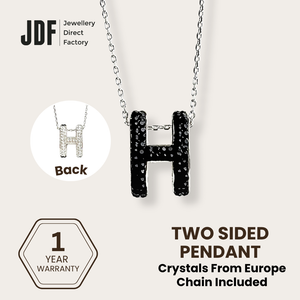 Big Pop H Pendant with Crystal From Europe