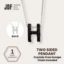 Big Pop H Pendant with Crystal From Europe