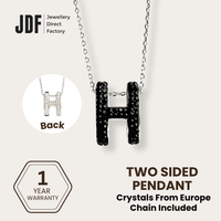 Big Pop H Pendant with Crystal From Europe