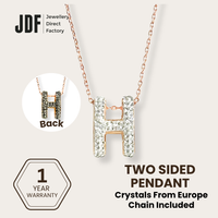 Big Pop H Pendant with Crystal From Europe