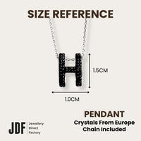 Big Pop H Pendant with Crystal From Europe