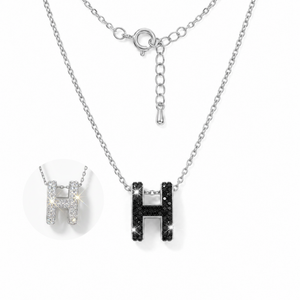 Big Pop H Pendant with Crystal From Europe