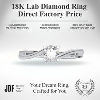 4 Prongs Swirl Band Ring