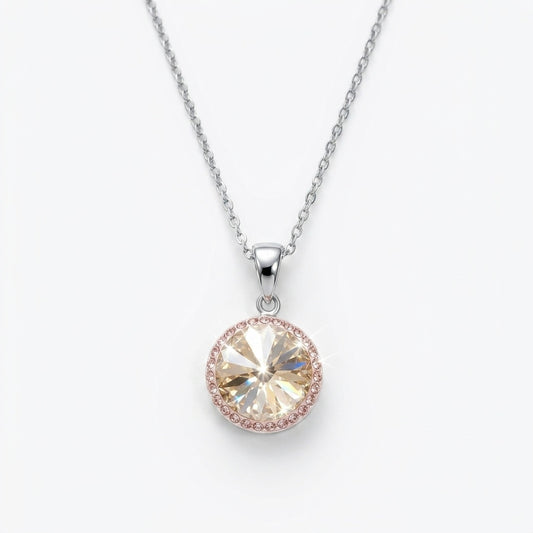 14mm Rivoli SW Rosegold Pendant