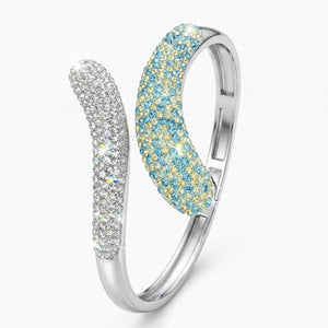 Dazzle Duo European Crystal Bangle