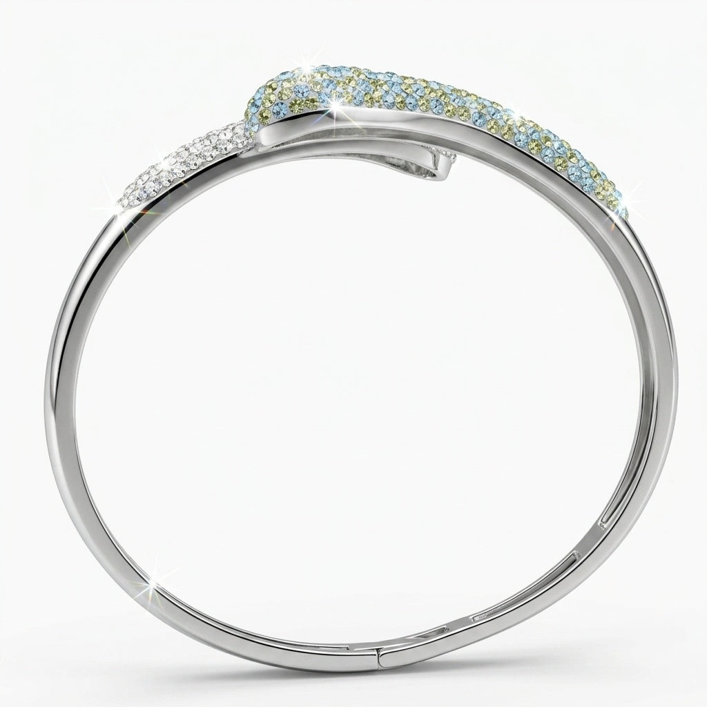 Dazzle Duo European Crystal Bangle