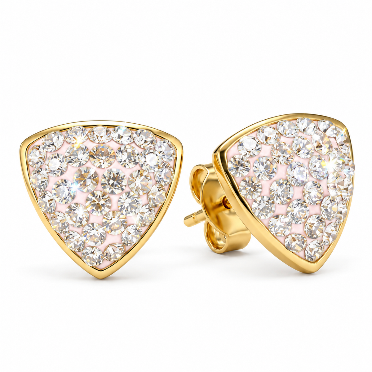Aurora Shield Earrings with Crystals from Europe