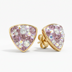 Aurora Shield Earrings with Crystals from Europe