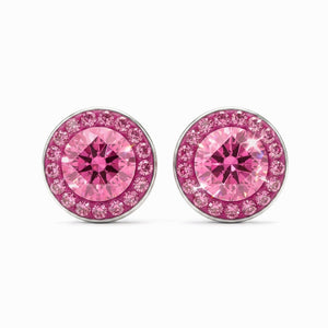 Mini Halo Round Stud with Crystals from Europe