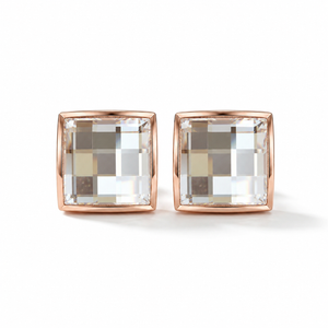 13mm Chessboard Square Earring
