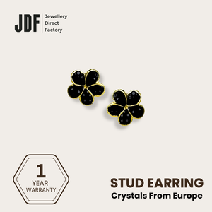 Sakura Stud with Crystal From Europe