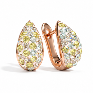 Aurora Teardrop with Crystals from Europe