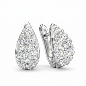 Aurora Teardrop with Crystals from Europe