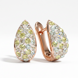 Aurora Teardrop with Crystals from Europe