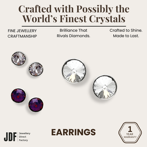 Limited Edition Stud Earring with Crystal From Europe