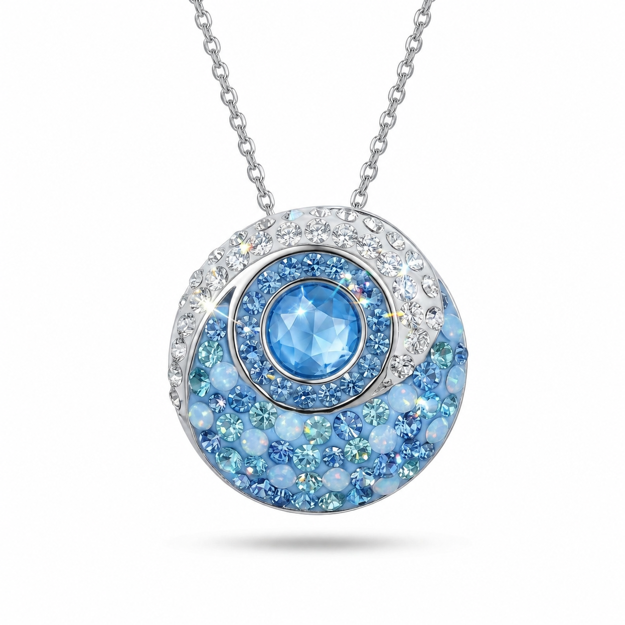 Energy Round Pendant Cum Brooch