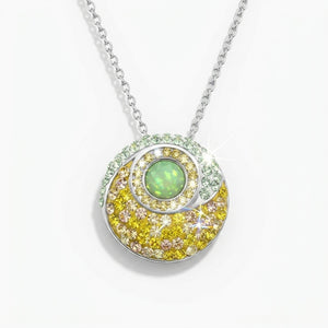 Energy Round Pendant Cum Brooch