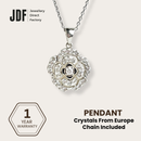Camelia Pendant with Crystal From Europe