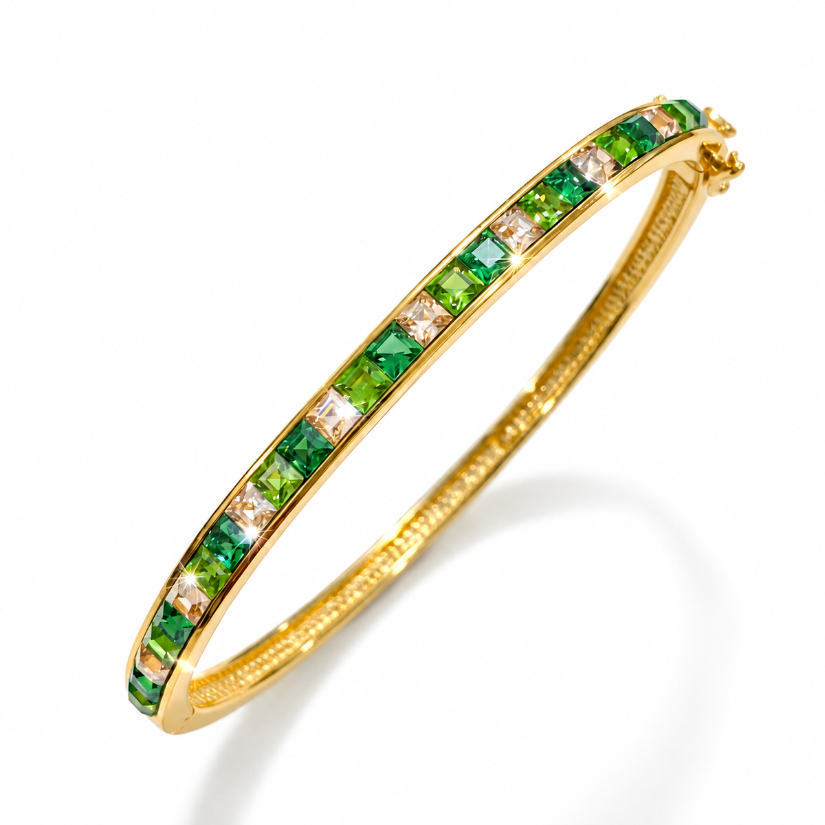 Matrix Bangle with Crystal From Europe