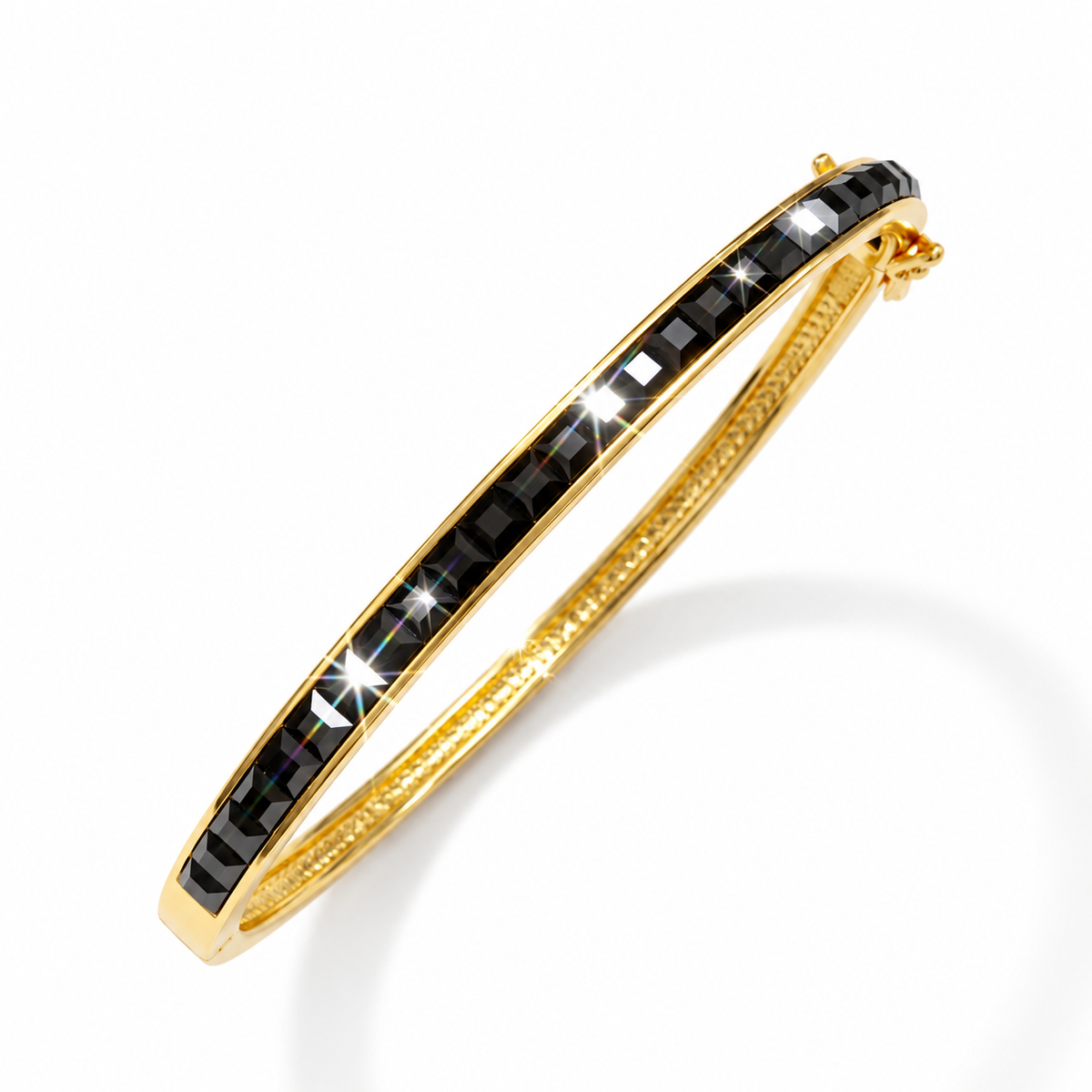 Matrix Bangle with Crystal From Europe
