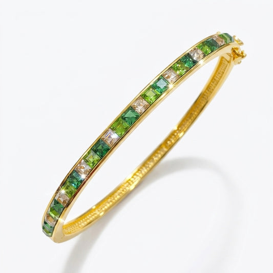 Matrix Bangle with Crystal From Europe