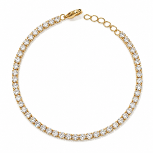 Dainty Tennis Bracelet with Cubic Zirconia