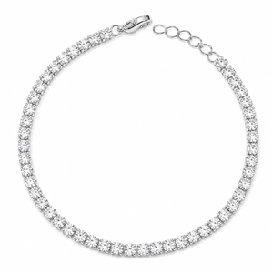Dainty Tennis Bracelet with Cubic Zirconia