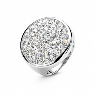 Infinity Shine Crystal Ring with Crystals from Europe