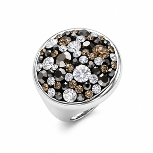 Infinity Shine Crystal Ring with Crystals from Europe