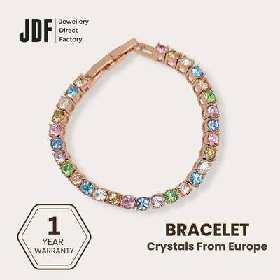 Tennis Bracelet with Crystal from Europe 4mm