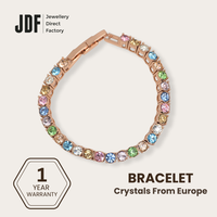 Tennis Bracelet with Crystal from Europe 4mm
