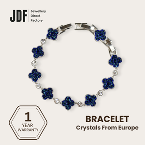 Clover Bracelet with Crystal From Europe
