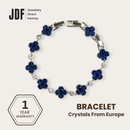 Clover Bracelet with Crystal From Europe