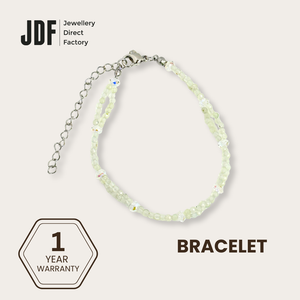 Energy Double Row Natural Semi Crystal Bracelet