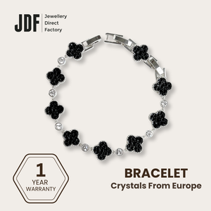 Clover Bracelet with Crystal From Europe