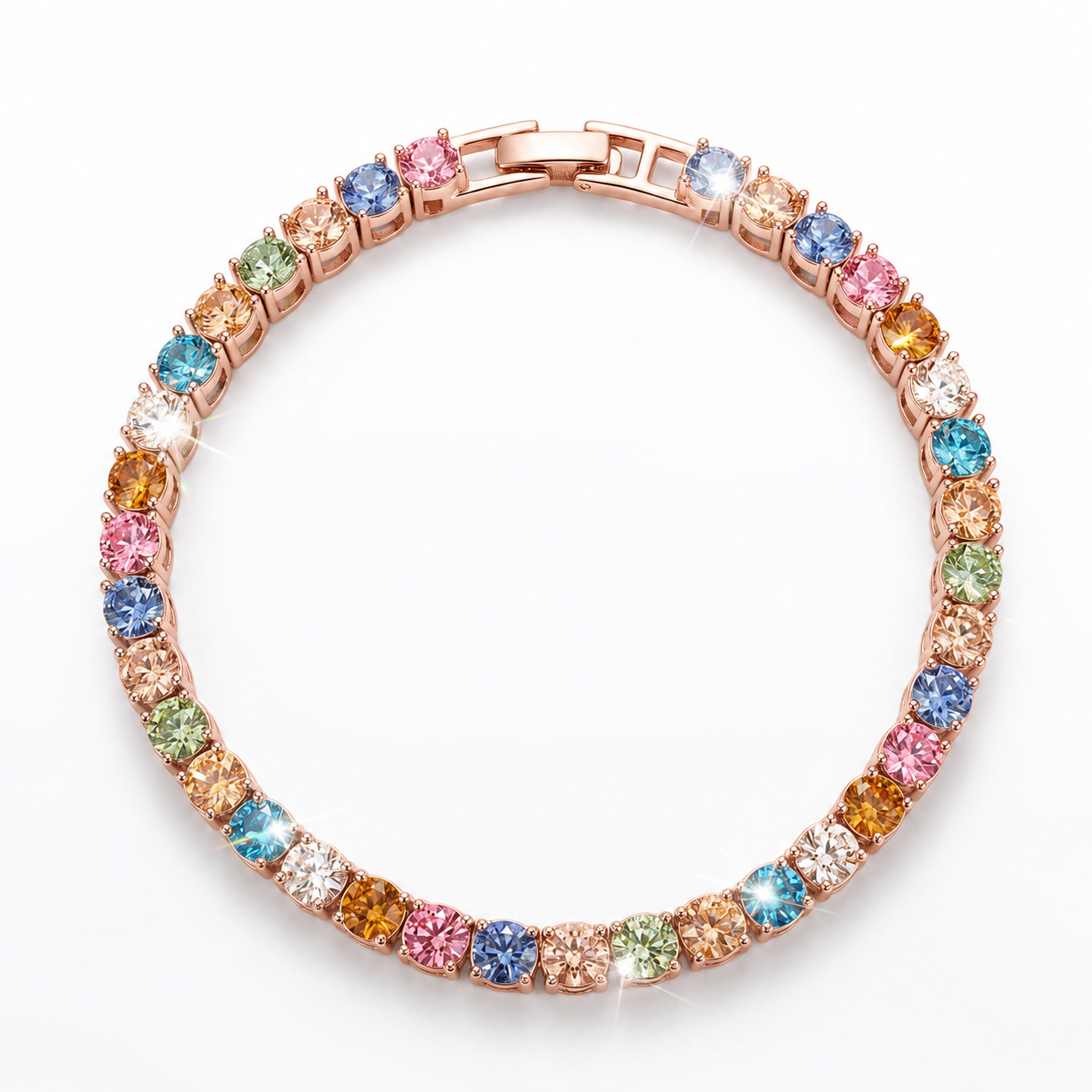 Tennis Bracelet with Crystal from Europe 4mm