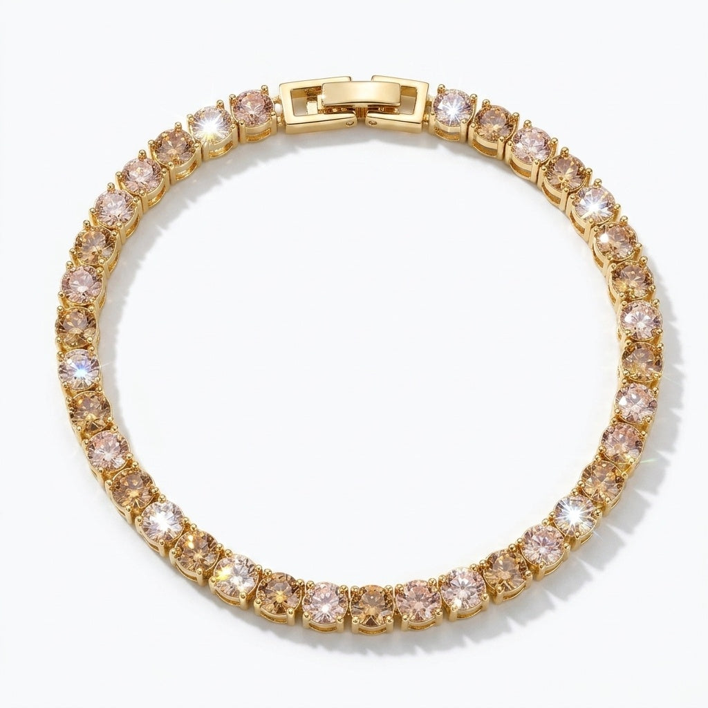 Tennis Bracelet with Crystal from Europe 4mm