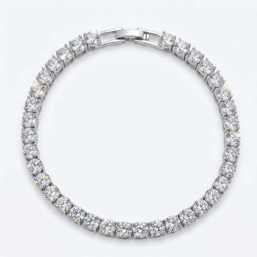 Tennis Bracelet with Crystal from Europe 4mm