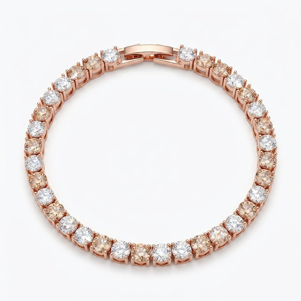 Tennis Bracelet with Crystal from Europe 4mm