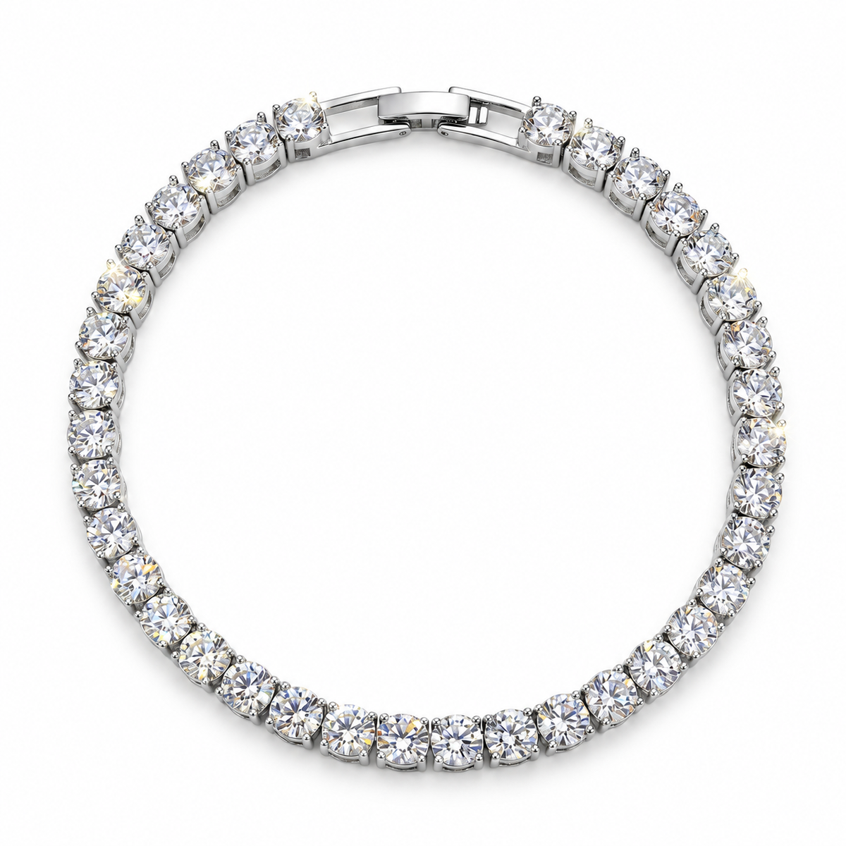 Tennis Bracelet with Crystal from Europe 4mm