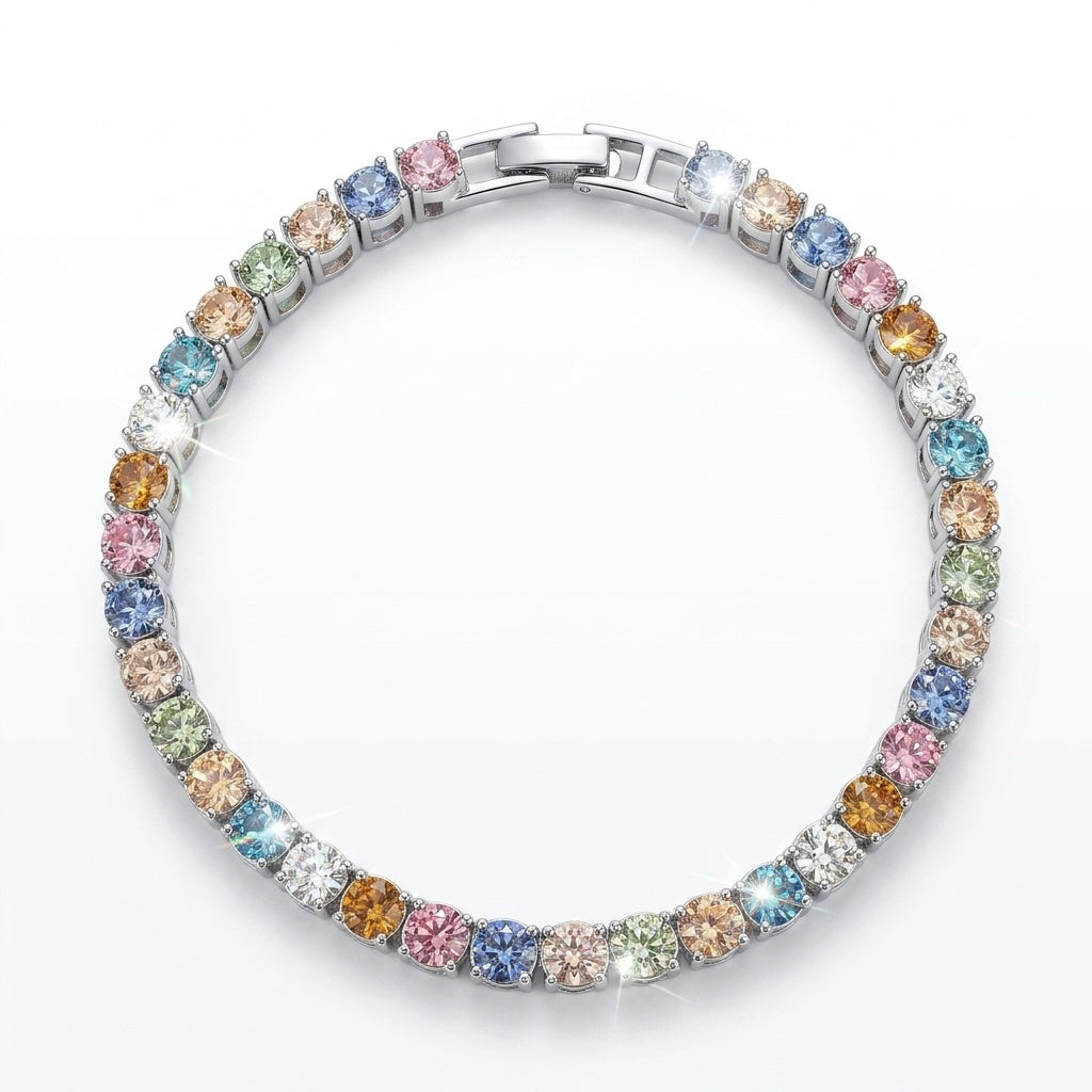 Tennis Bracelet with Crystal from Europe 4mm