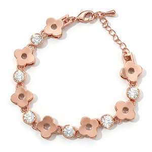 Lucky Clover Bracelet with Crystal from Europe