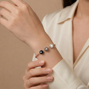 Triple-Flavor Lollipop Bracelet with Crystals from Europe