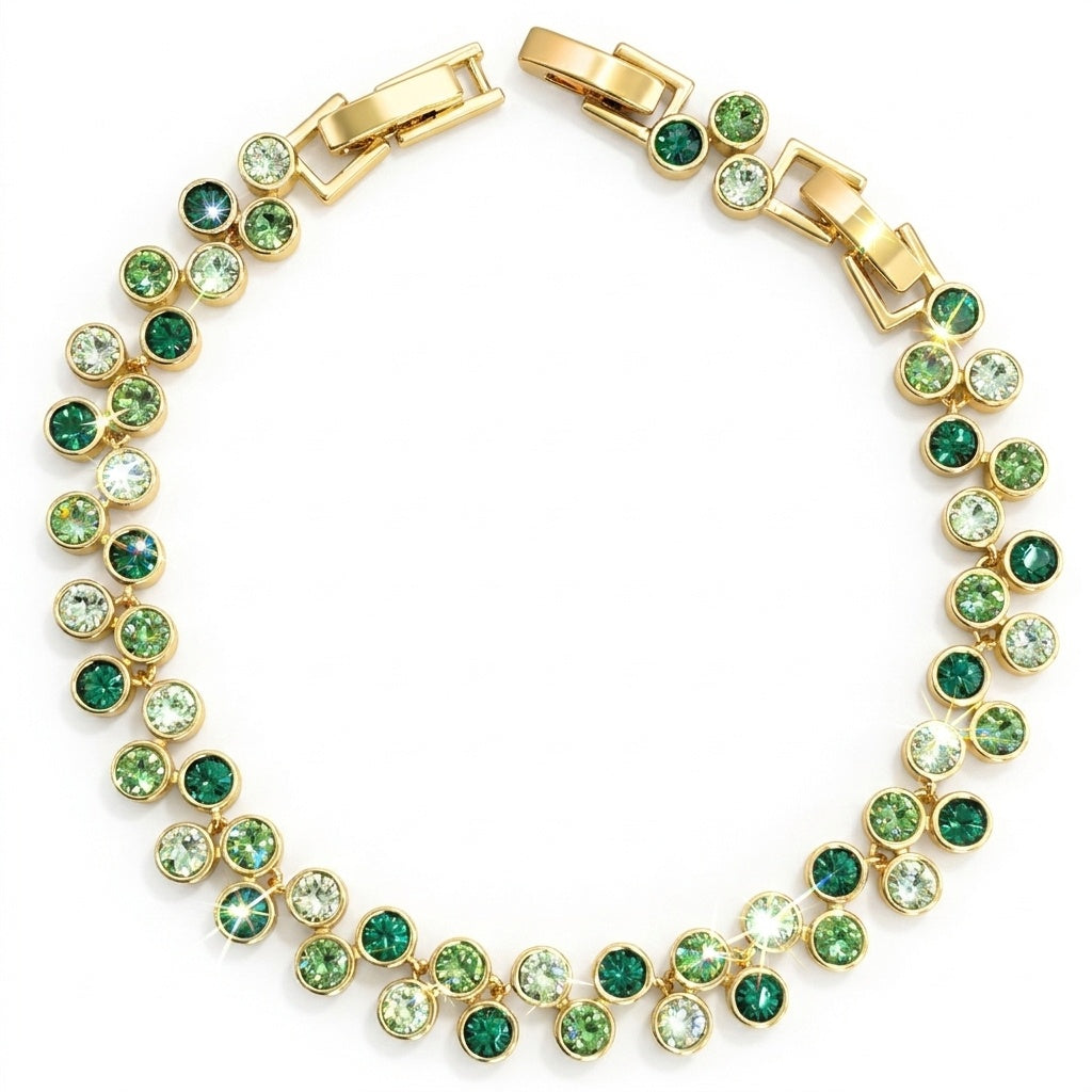 Petai Bracelet with Crystal From Europe