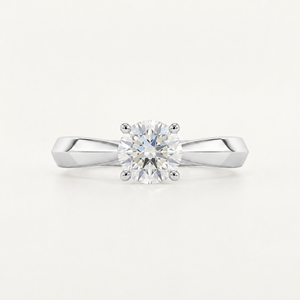 Modern Prong Diamond Ring