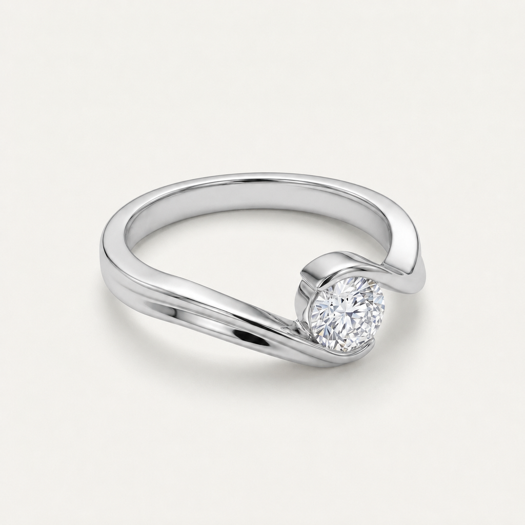 Eternity Swirl Ring