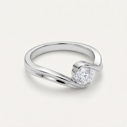 Eternity Swirl Ring