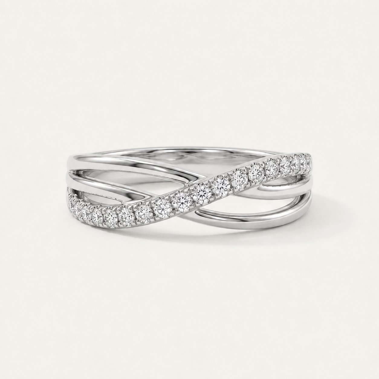 The Aria Multi-Strand 18k Ring