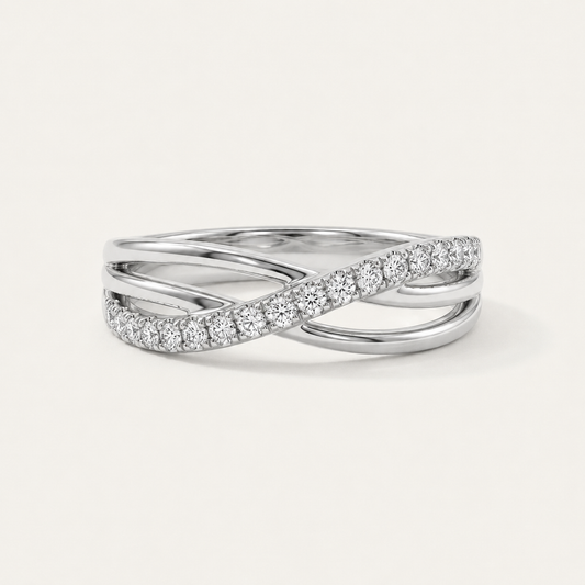 The Aria Multi-Strand 18k Ring